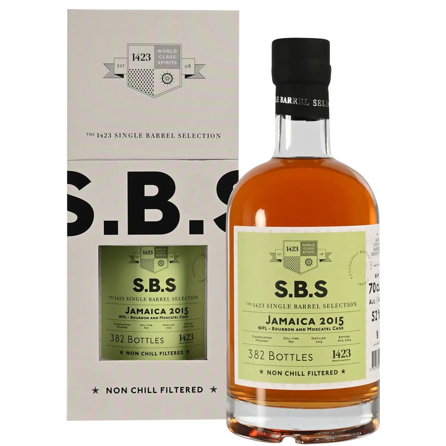 Worthy Park S.B.S Jamaica (Bourbon and Moscatel Cask) Exclusively Bottled For France WPL 2015