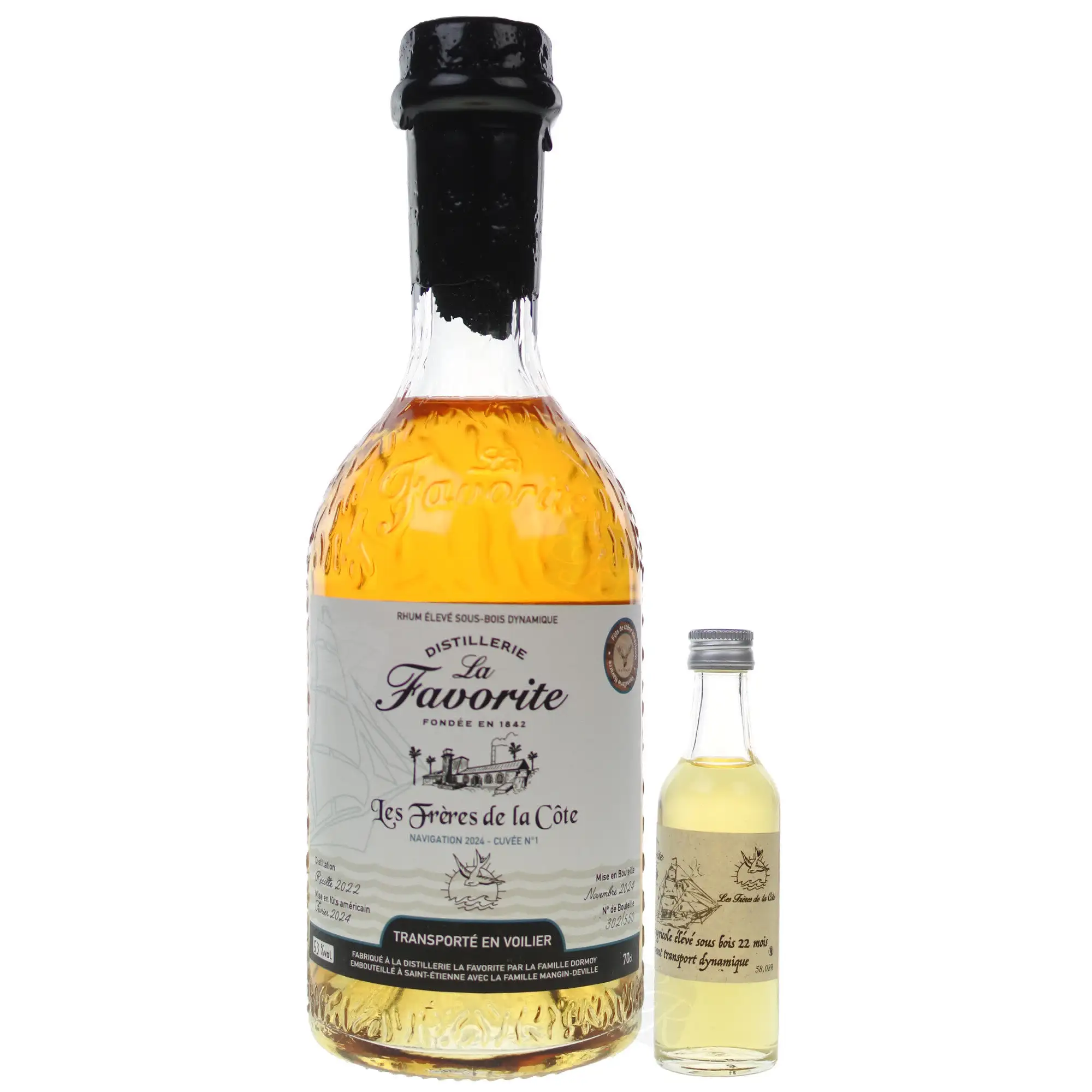 Bottle of Les Frères de la Côte La Favorite Navigation 2024 Cuvée No. 1