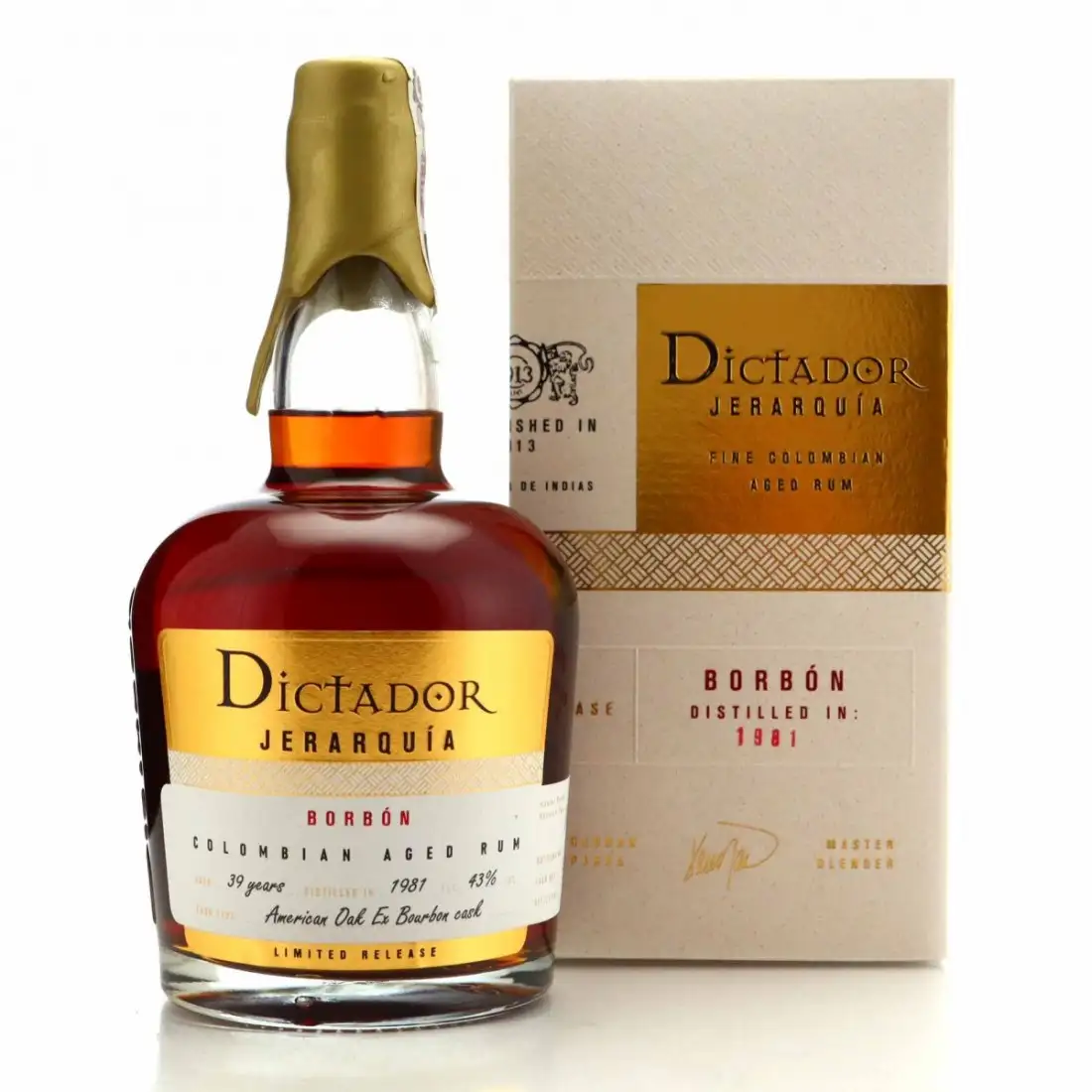 Image haute résolution de Dictador Jerarquia Borbón 1981