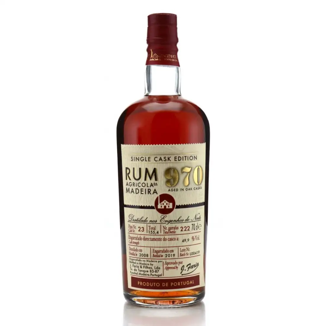 Image haute résolution de Engenhos do Norte 970 Single Cask Edition 2008
