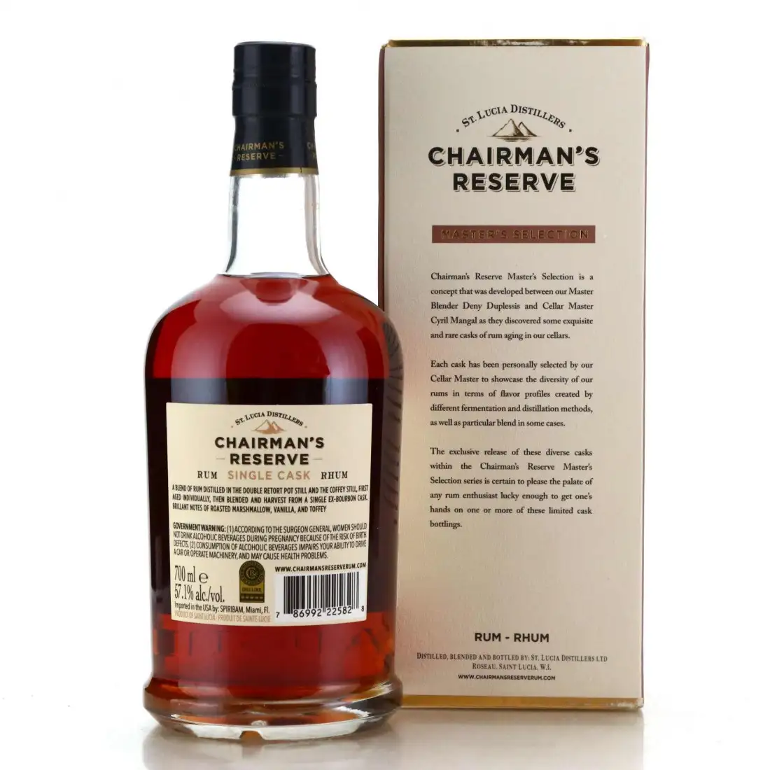Image haute résolution de Chairman‘s Reserve Single Cask (Spiribam, Rum Curious & Chip‘s) 2009