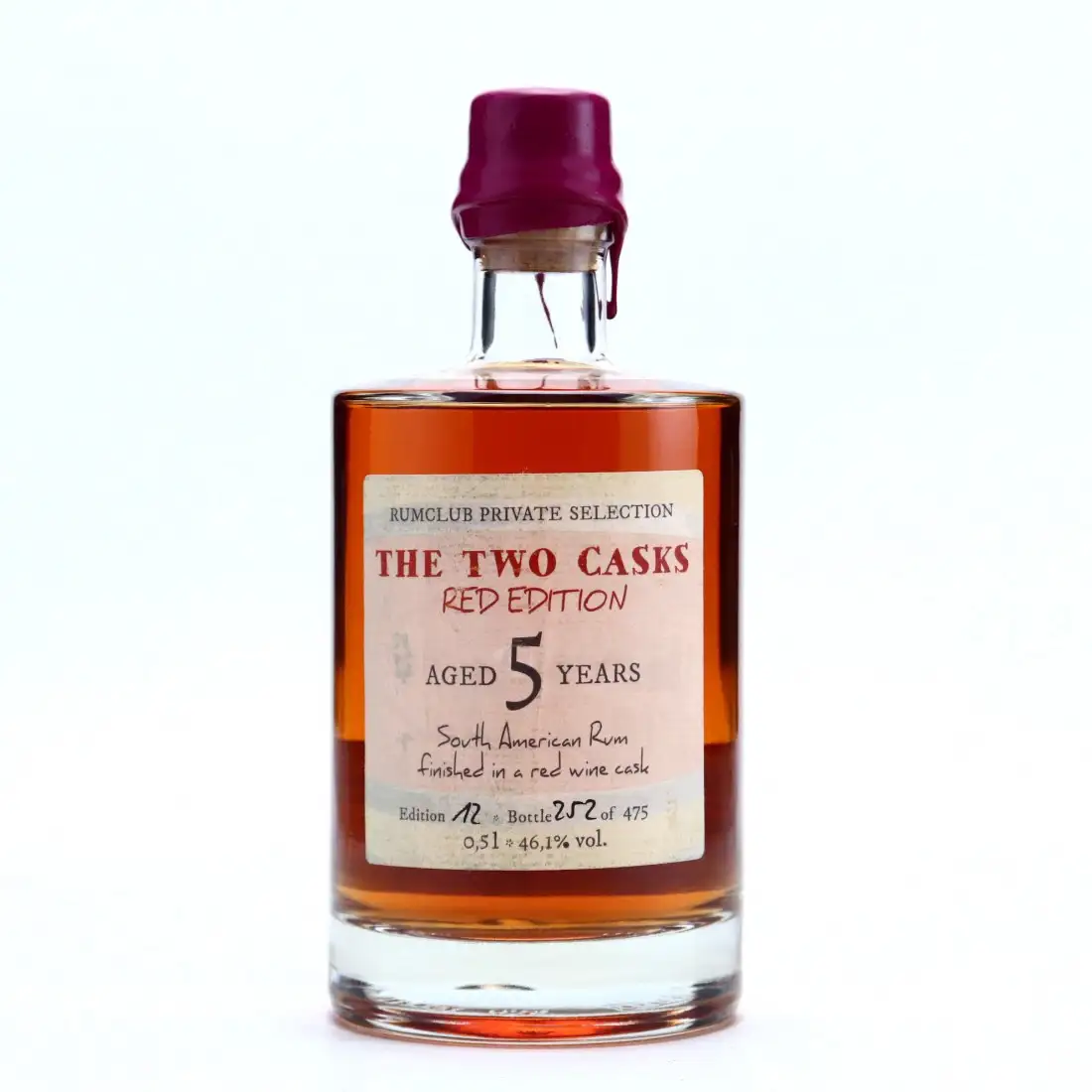 Bottle of Las Cabras Rumclub Private Selection Ed. 12 The Two Casks Red Edition