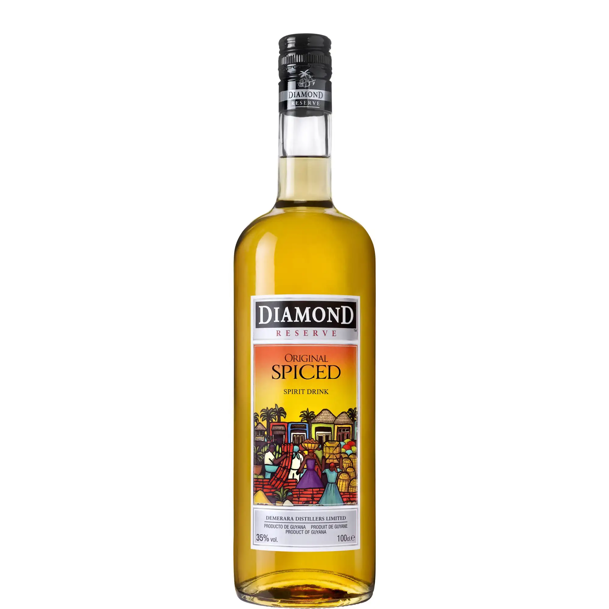 Bottle of DDL Diamond Reserve Spiced Rum