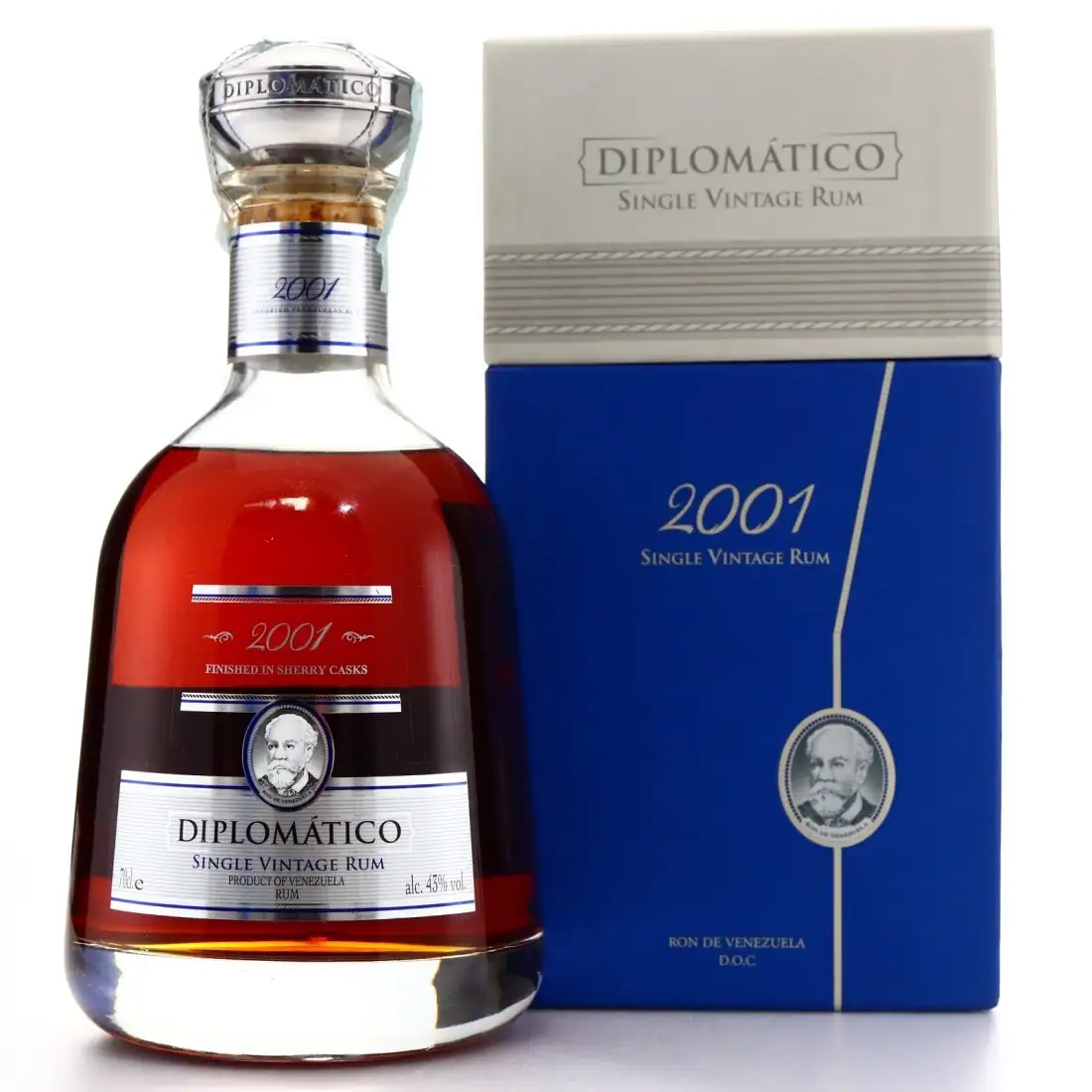 Bottle of Diplomático Single Vintage 2001