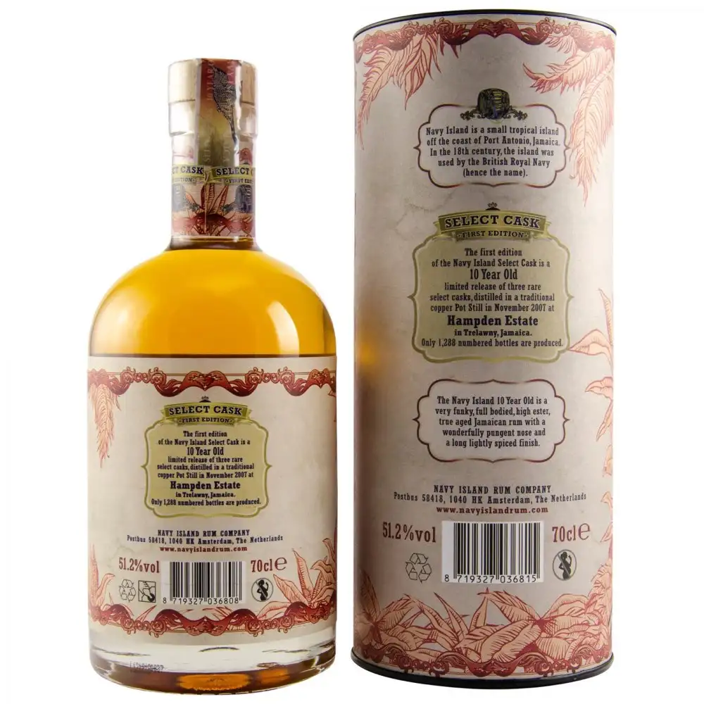 High resolution image of Navy Island Hampden Select Cask First Edition C<>H 2007