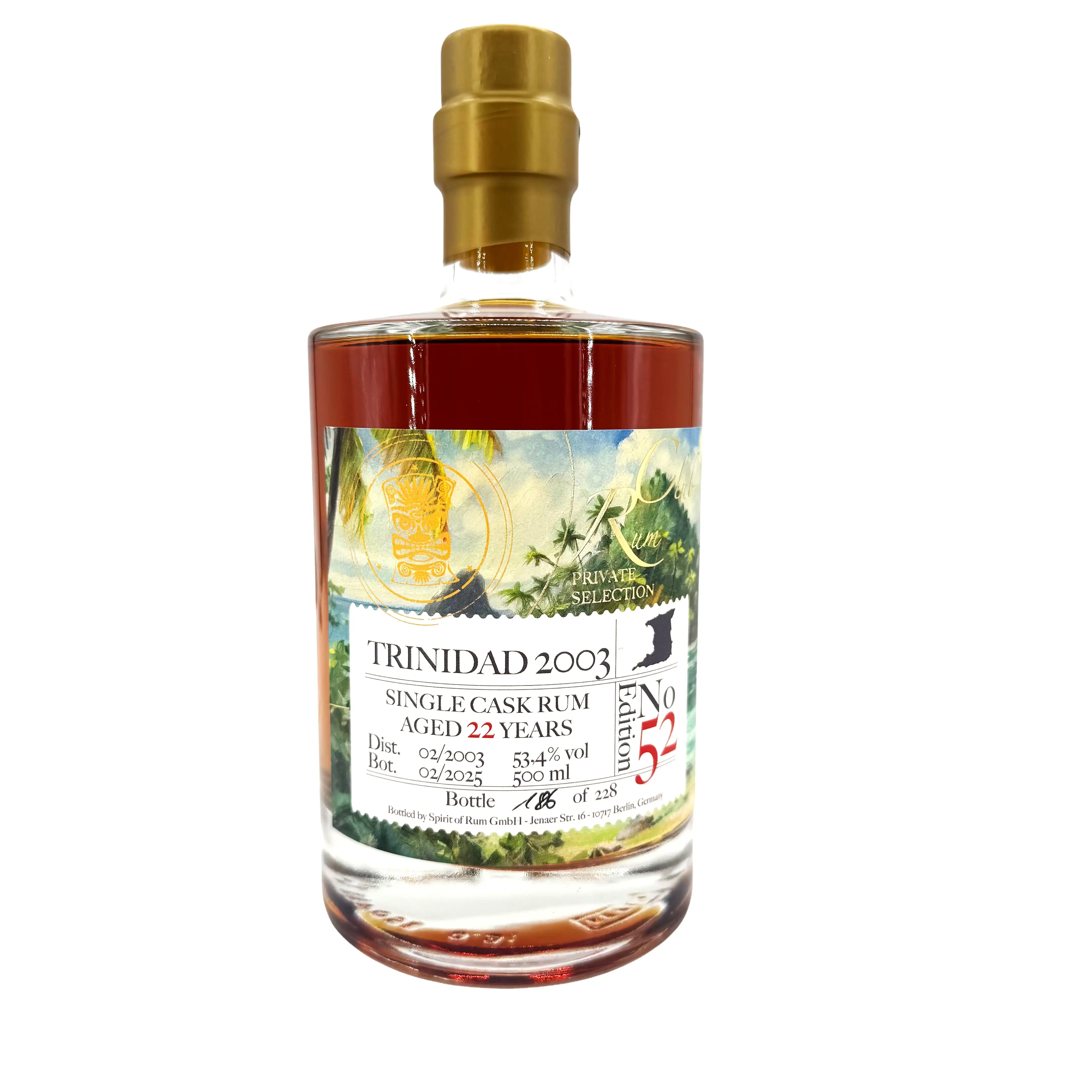 Bottle of T.D.L Rumclub Private Selection Ed. 52 2003