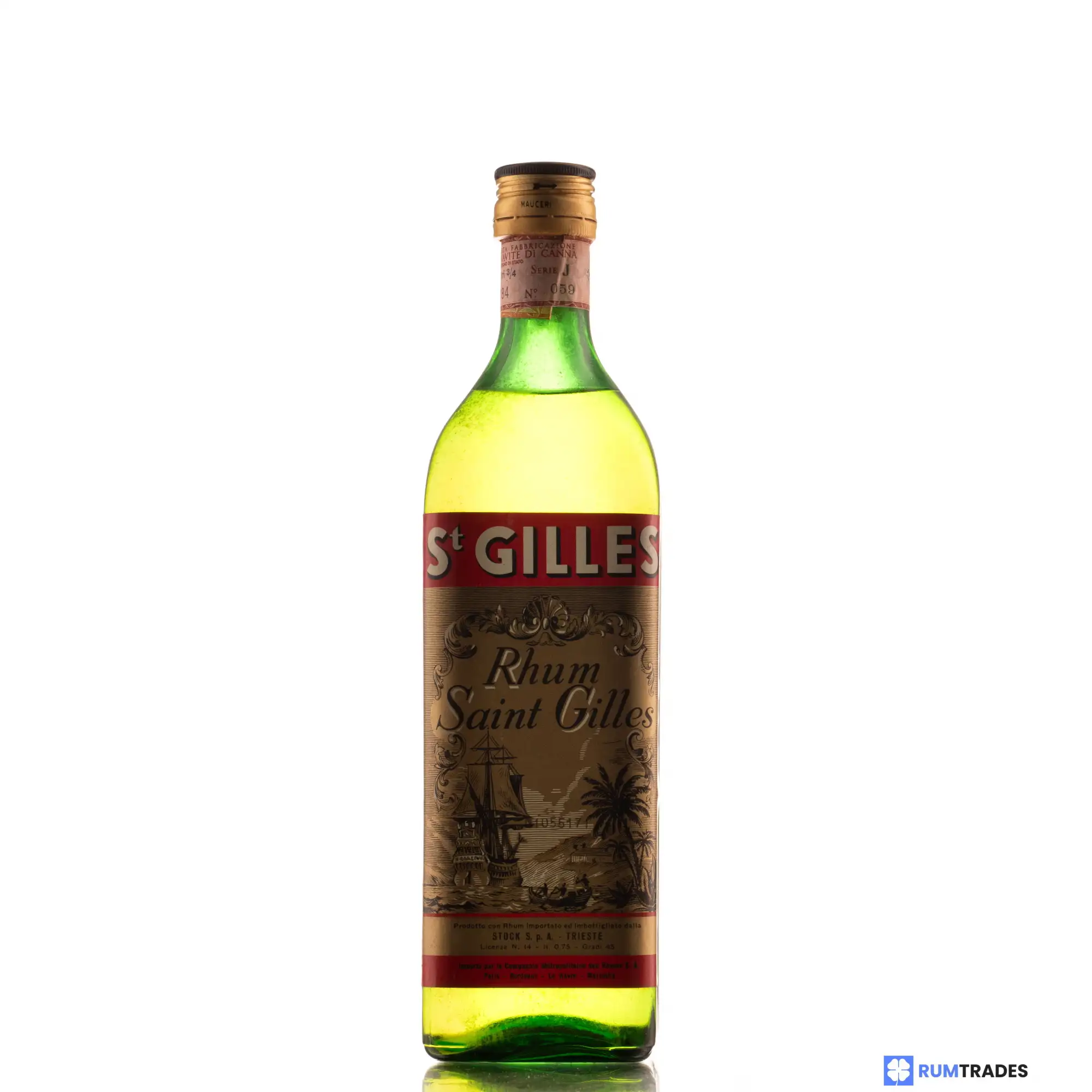 Bottle of Saint Gilles Rhum Saint Gilles 1970s