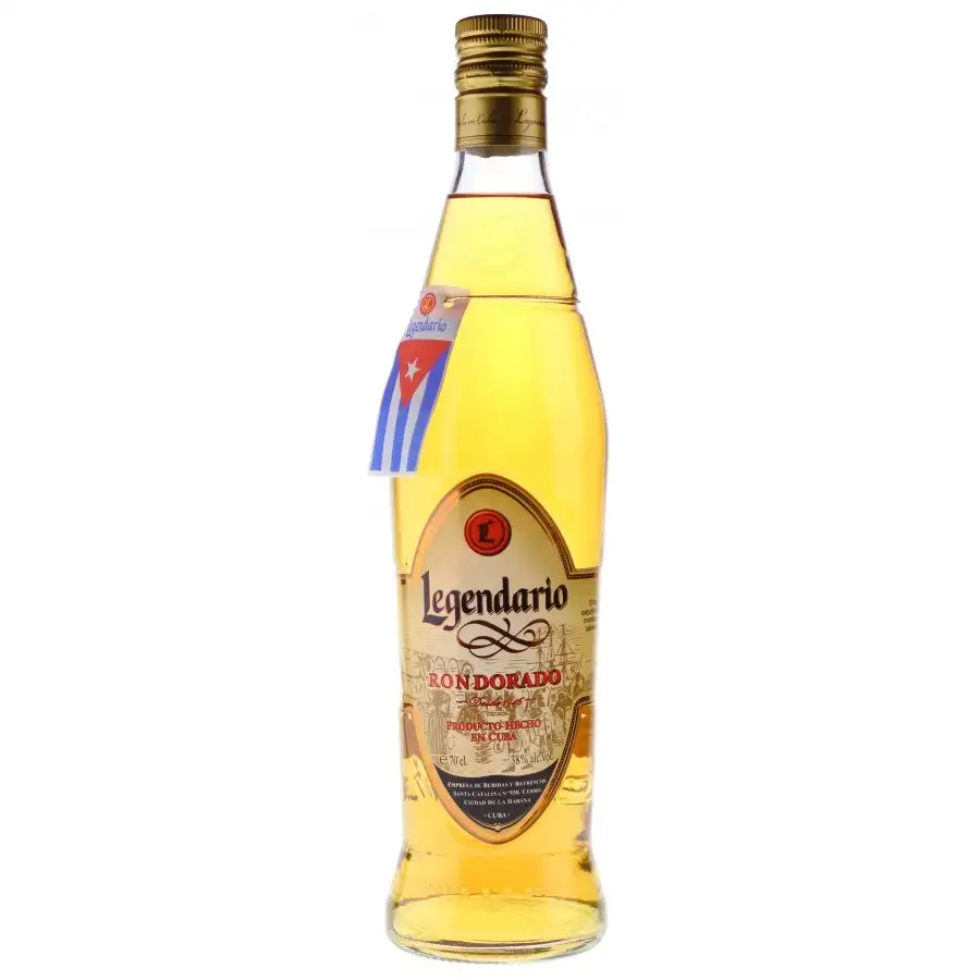 Bottle of Legendario Ron Dorado