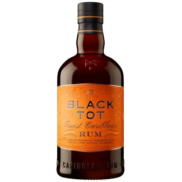 Bottle of Elixir Distillers of London Black Tot Rum Finest Caribbean (2025 Blend)