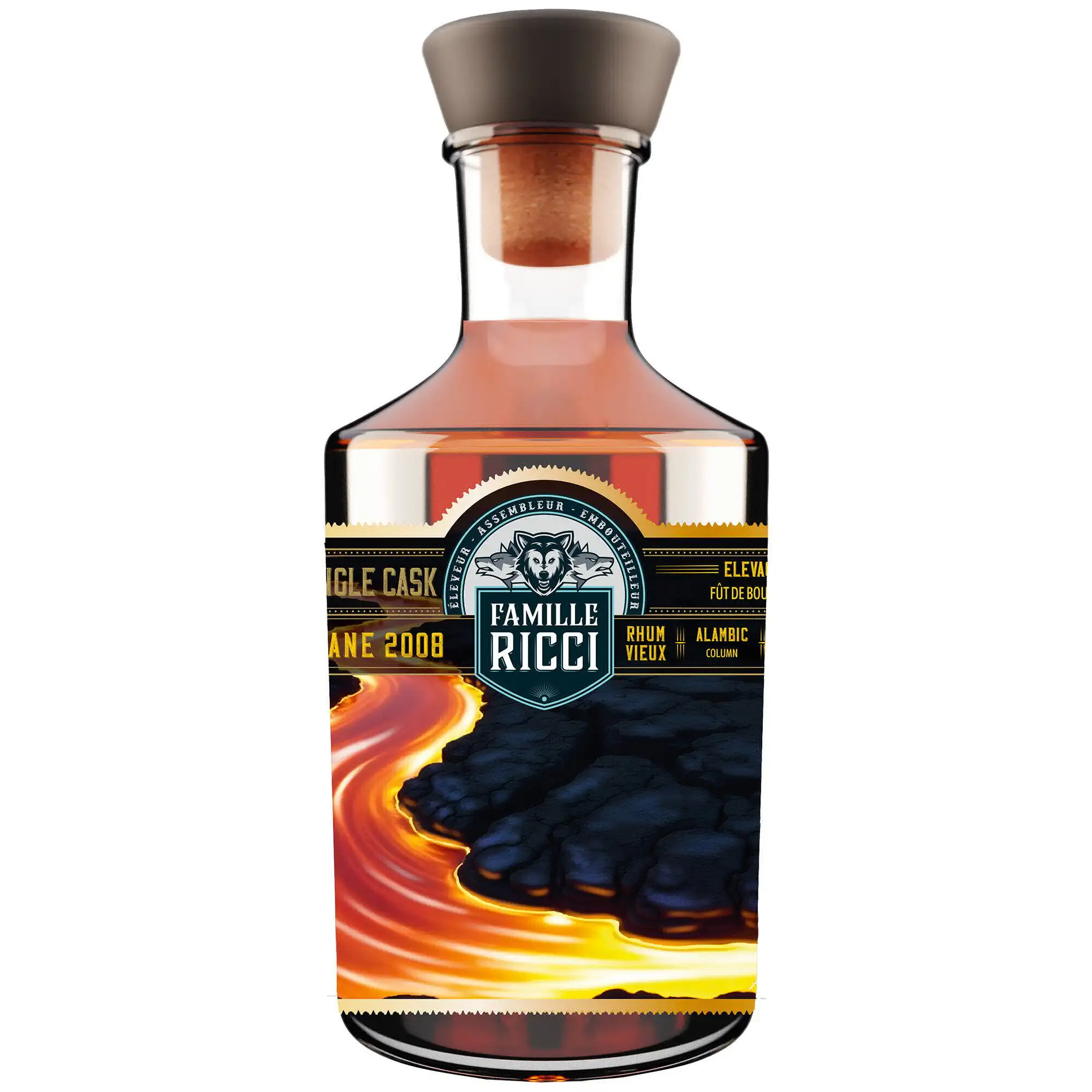 Bottle of Famille Ricci Ten Cane Rare Single Cask 2008