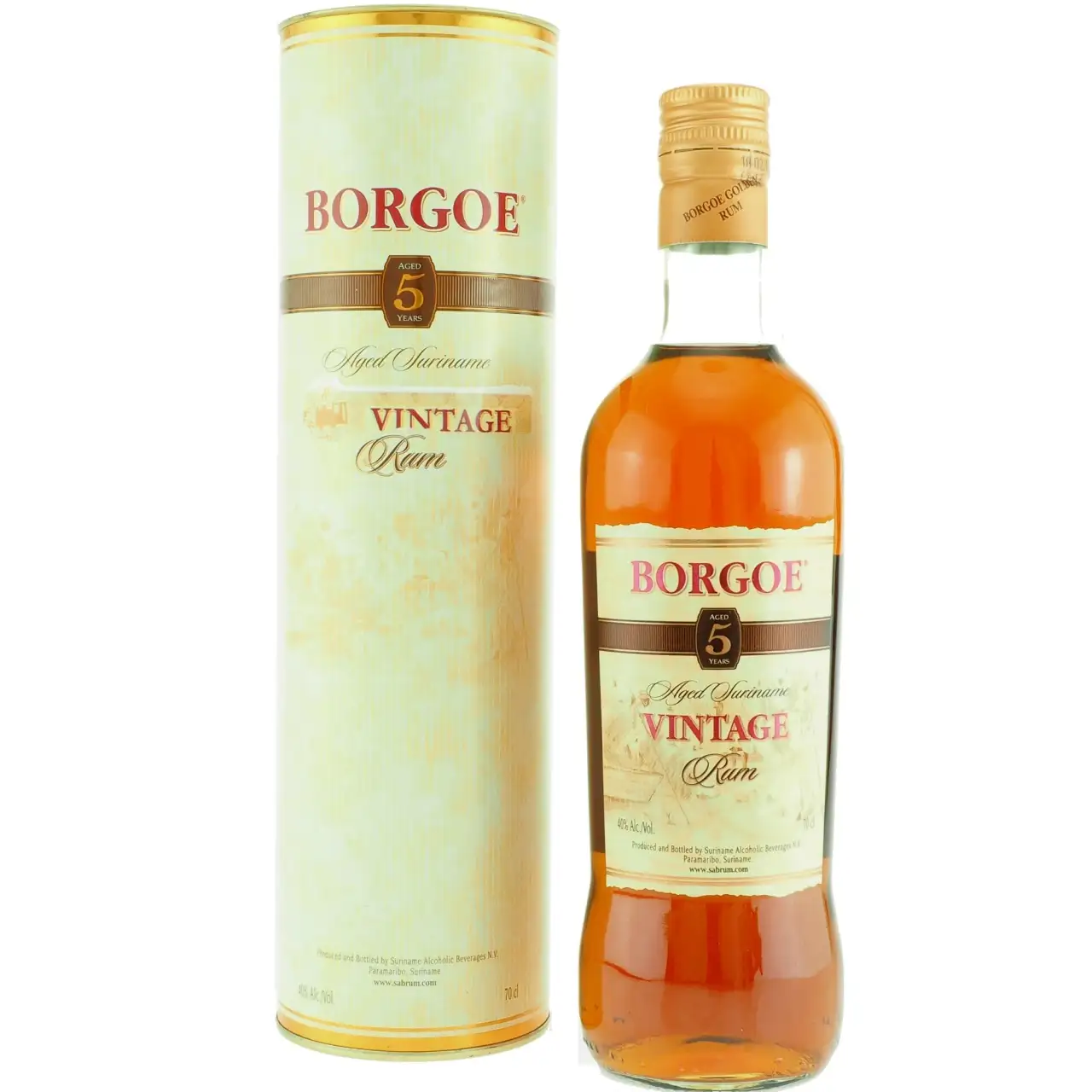 Bottle of Suriname Alcoholic Beverages Borgoe Vintage 5years