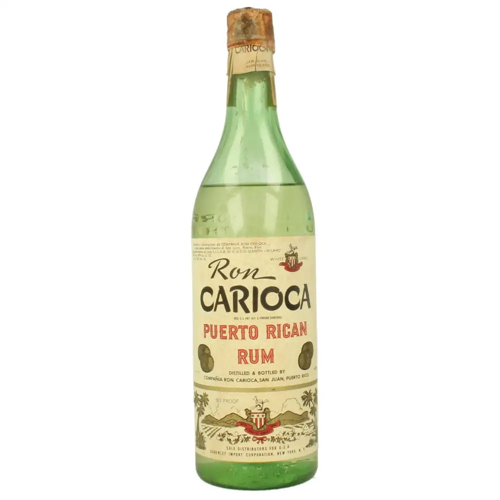 Bottle of Ron Carioca Puerto Rican Rum