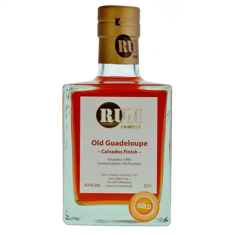 Bottle of Rum Company Old Guadeloupe 1998