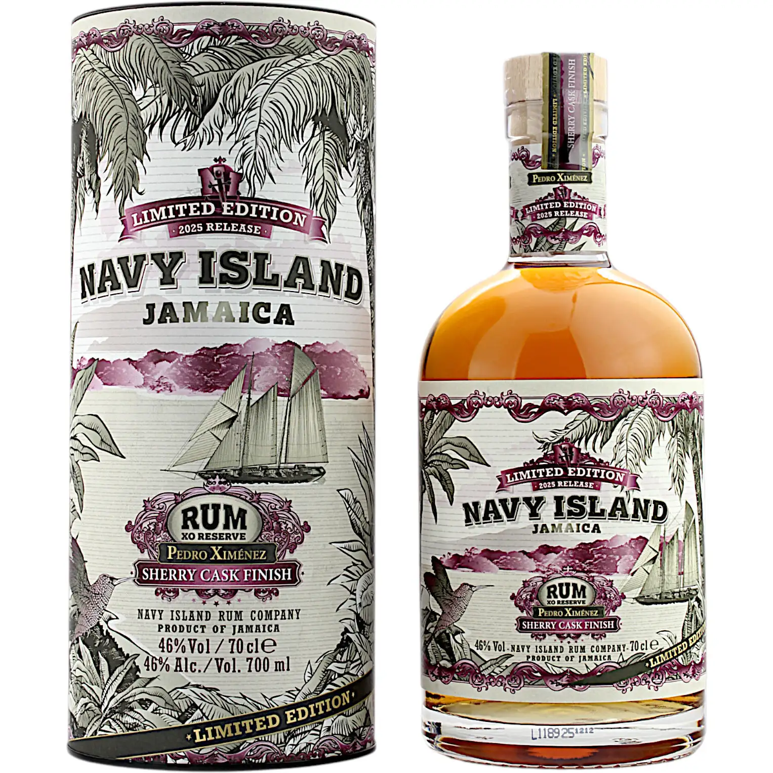 Bottle of Navy Island Jamaica Pedro Ximénez (PX) Sherry Cask Finish (2023)