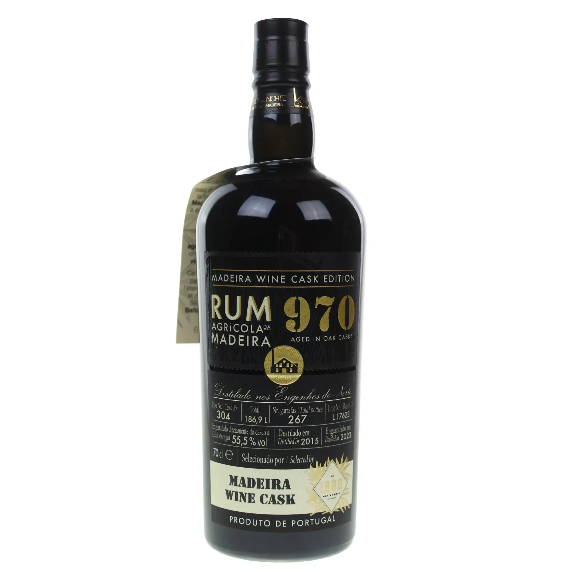 Bottle of Bar 1802 Engenhos do Norte 970 Wine Cask Finish Edition 2015