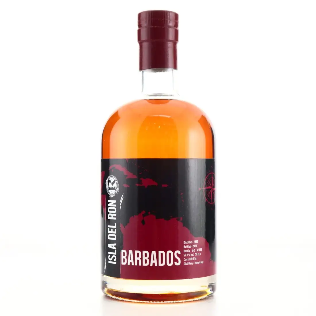 Bottle of Isla del Ron Mount Gay 2000