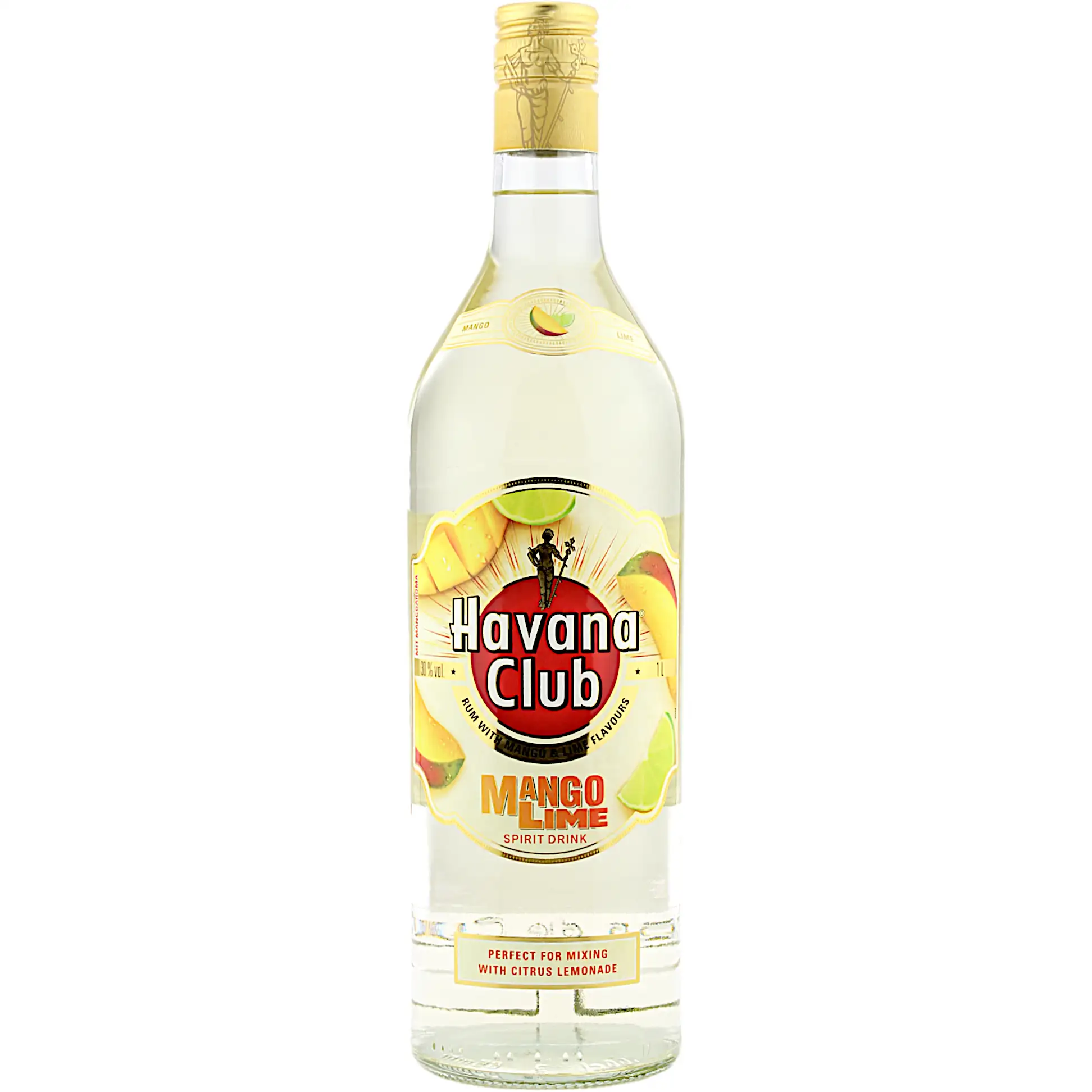 Bottle of Havana Club Mango Lime Spirit Drink