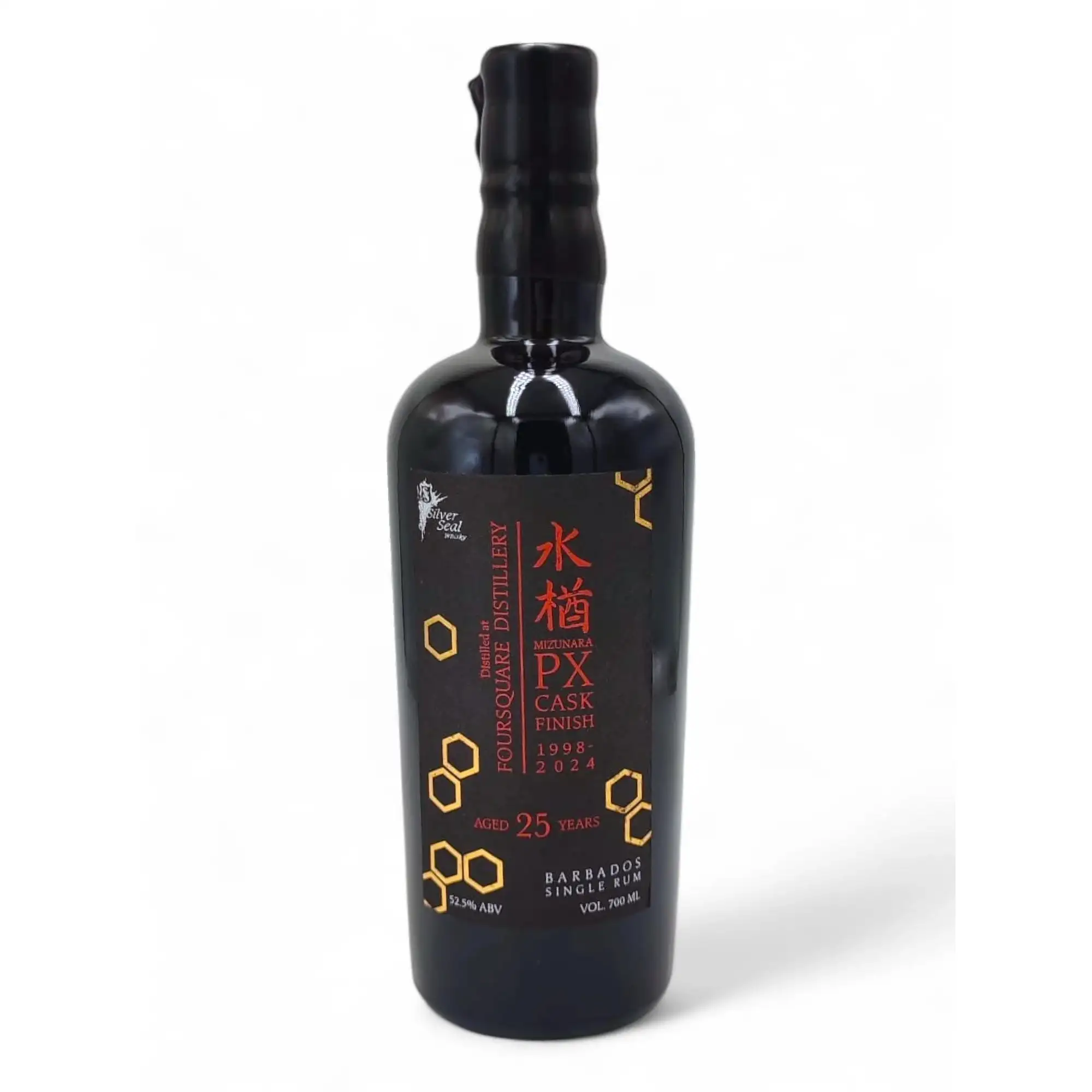 Bottle of Distilia Foursquare Mizunara & PX Cask Finish (Silver Seal) 1998