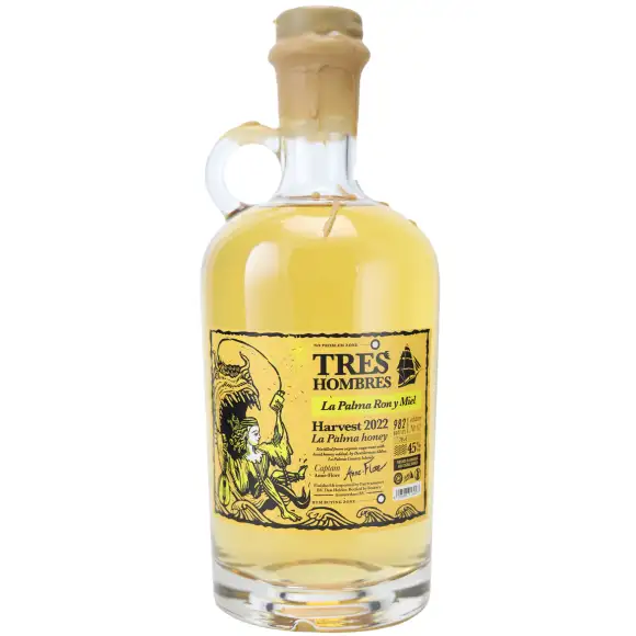 Bottle of Tres Hombres Ron Aldea Ed. 61 (La Palma Honey)