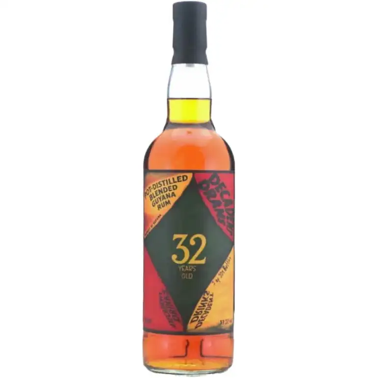 Bottle of Decadent Drinks LTD Pot-Distilled Blended Guyana Rum