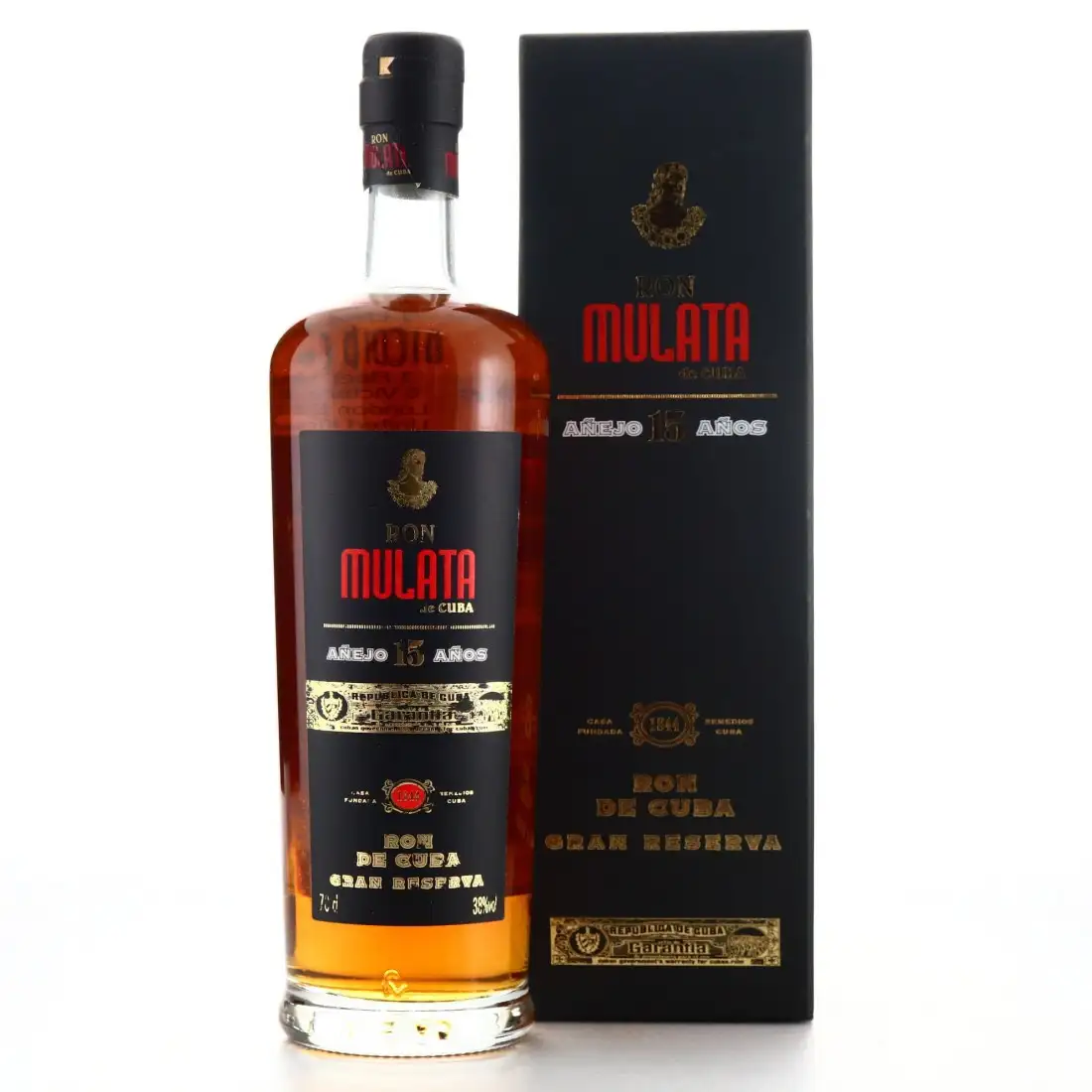 Bottle of Mulata Añejo 15 Años