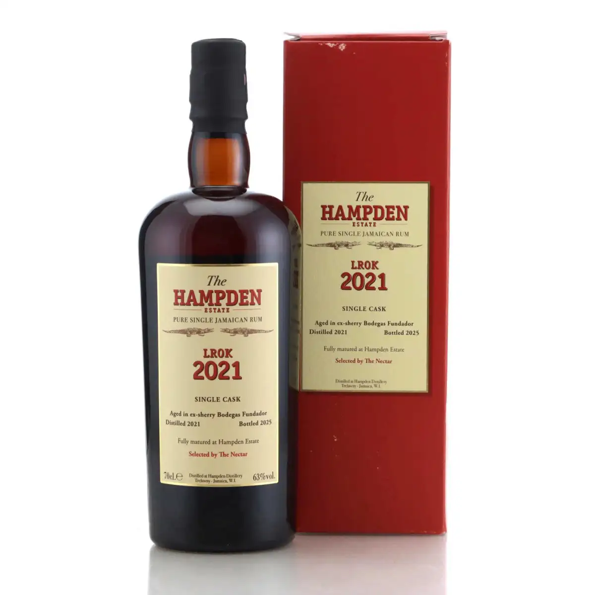 Bottle of La Maison & Velier Hampden LROK Single Cask for The Nectar LROK 2021