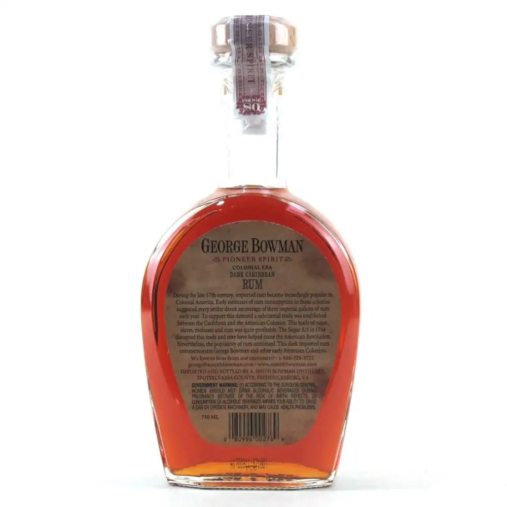 Image haute résolution de Smith Bowman Distillery George Bowman Small Batch