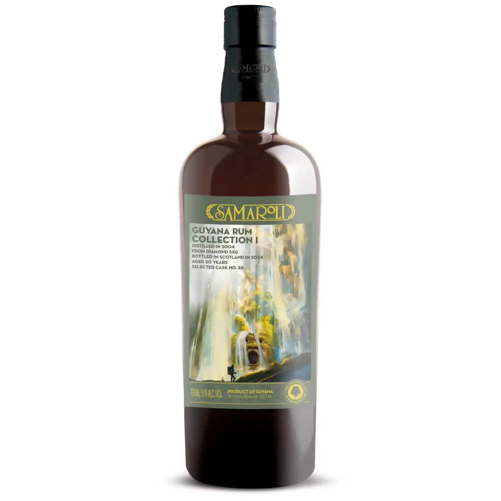 Bottle of Samaroli Diamond Guyana Collection 1 SXG 2004