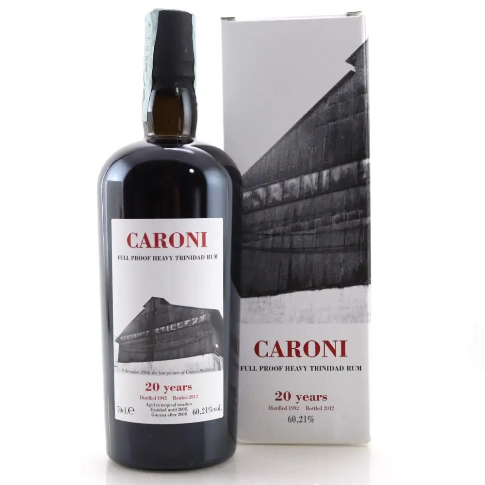 Bottle of Velier Caroni Heavy Trinidad Rum HTR 1992