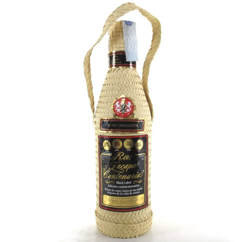 Bottle of Ron Zacapa Centenario Black Label