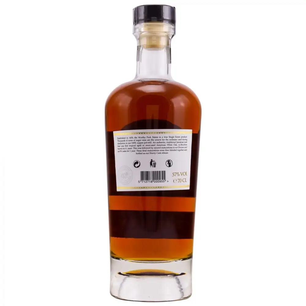 High resolution image of Worthy Park Special Cask Release #3 Sherry 2013