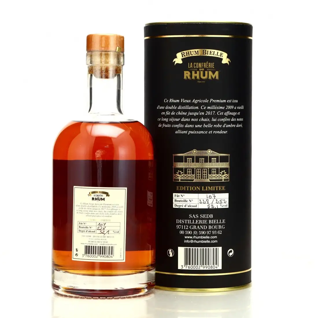 Image haute résolution de Bielle La Confrérie du Rhum 2009