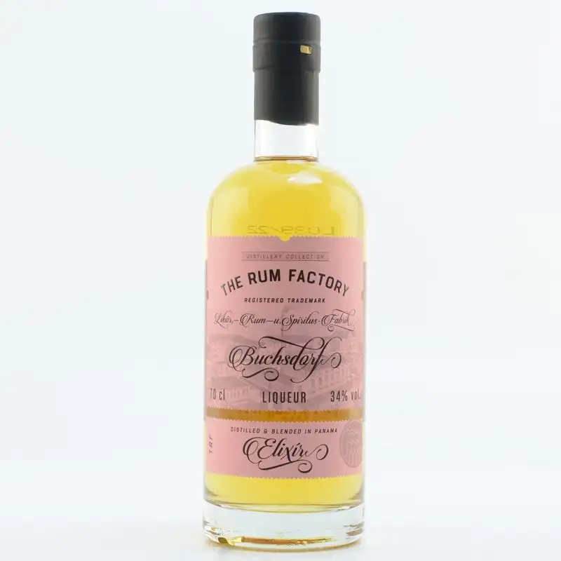 Bottle of Albert Michler Distillery The Rum Factory Elixir