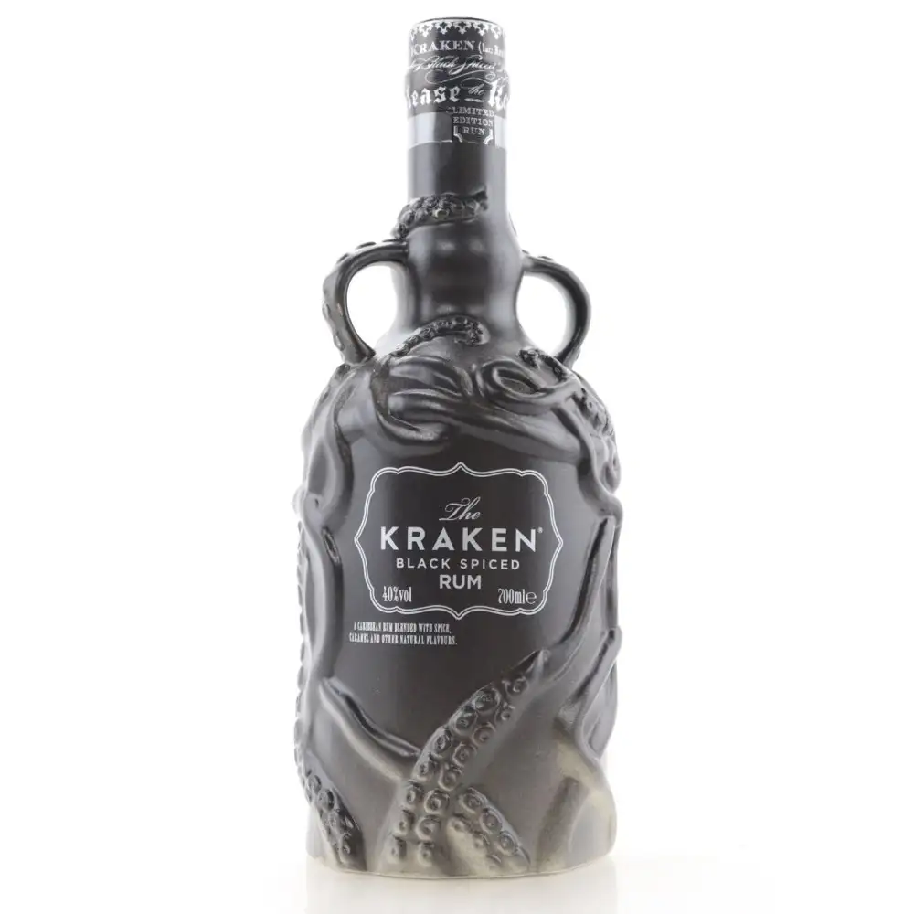 Bottle of Kraken Black Spiced Rum Limited Edition Decanter Black