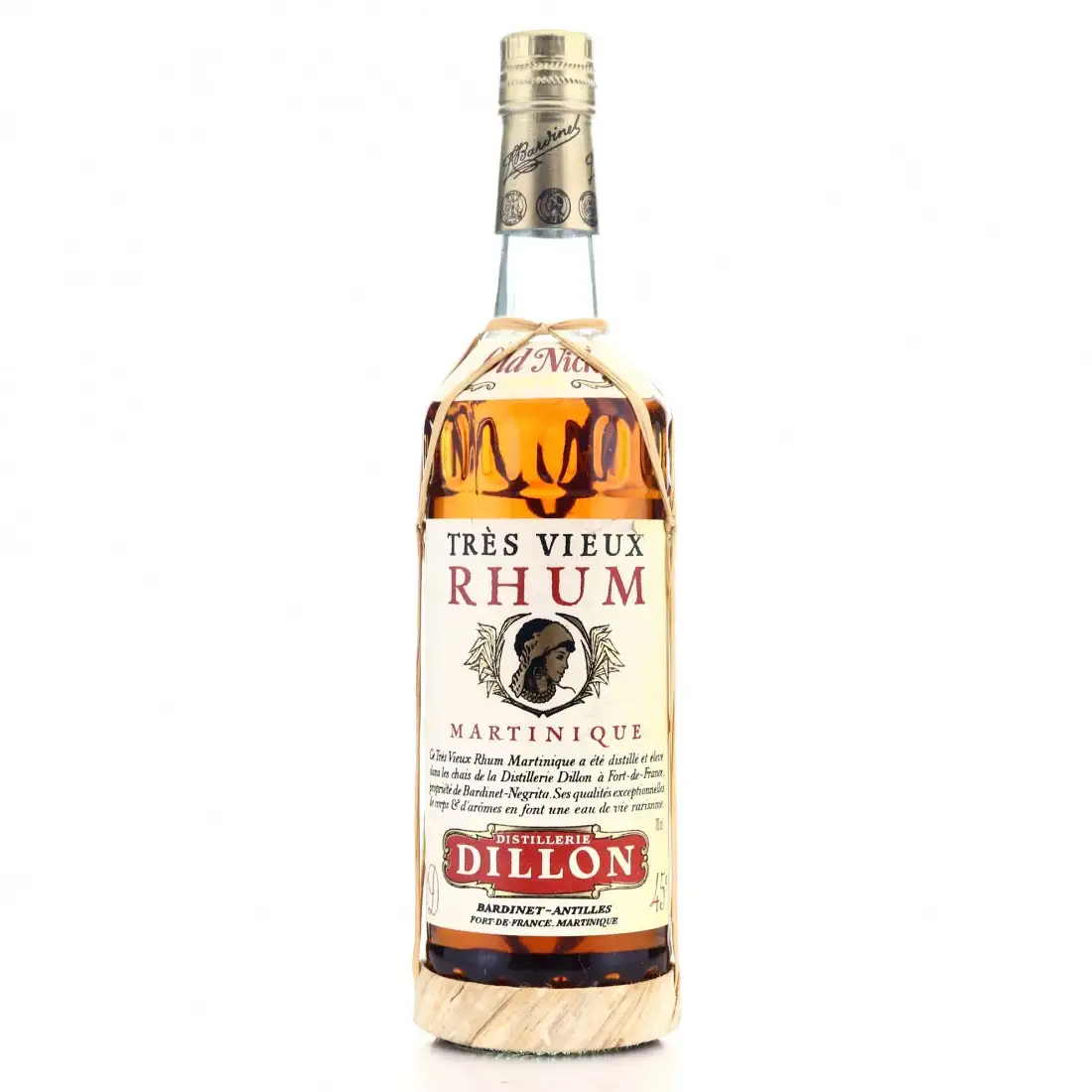 Bottle of Dillon Old Nick Très Vieux Rhum 1968