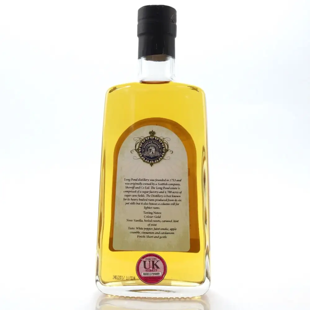 High resolution image of Duncan Taylor Long Pond Single Cask Rum 2000