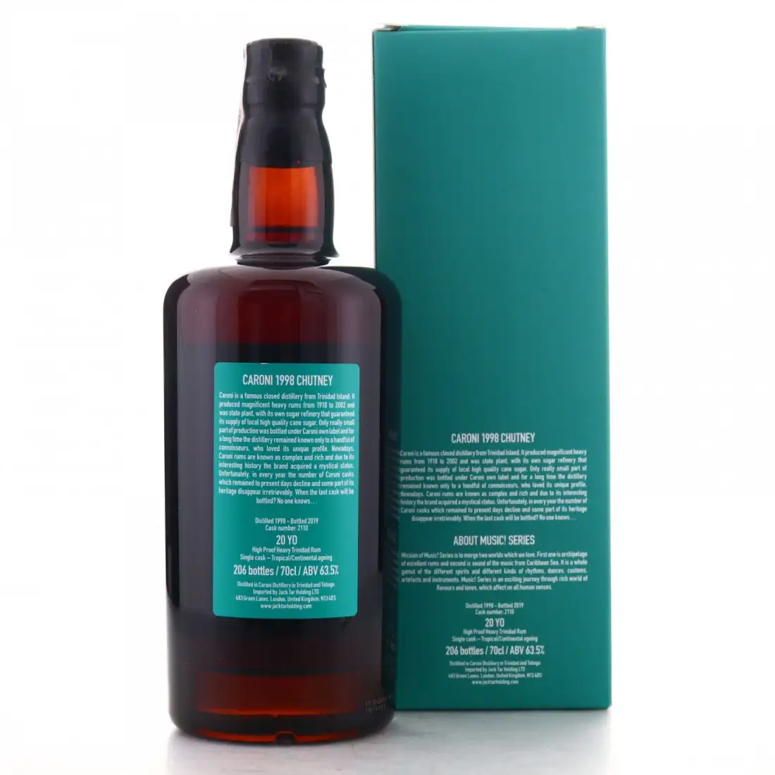 High resolution image of Jack Tar Caroni Old Music! Series Chutney Edition 1998