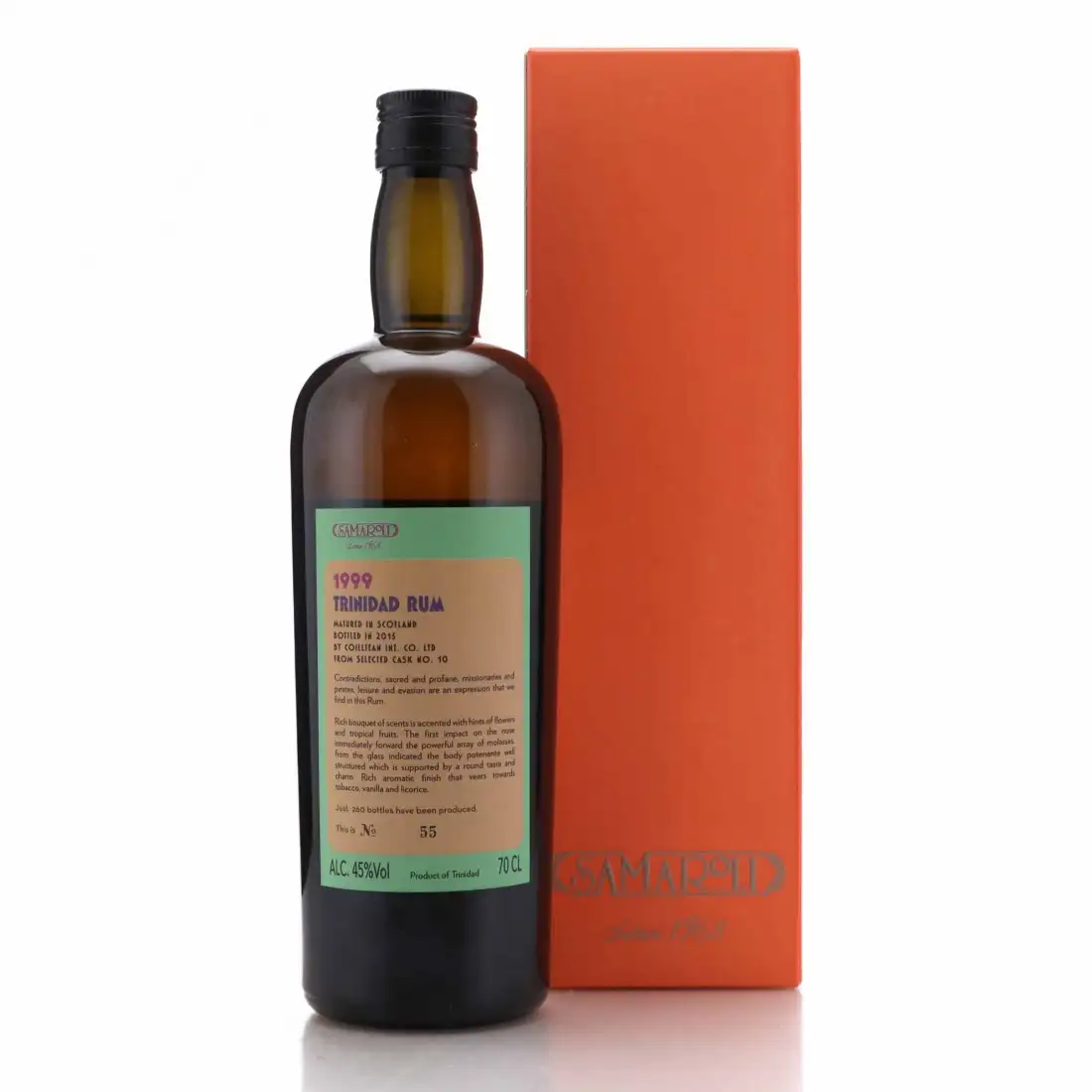 Image haute résolution de Samaroli Caroni Trinidad Rum 1999