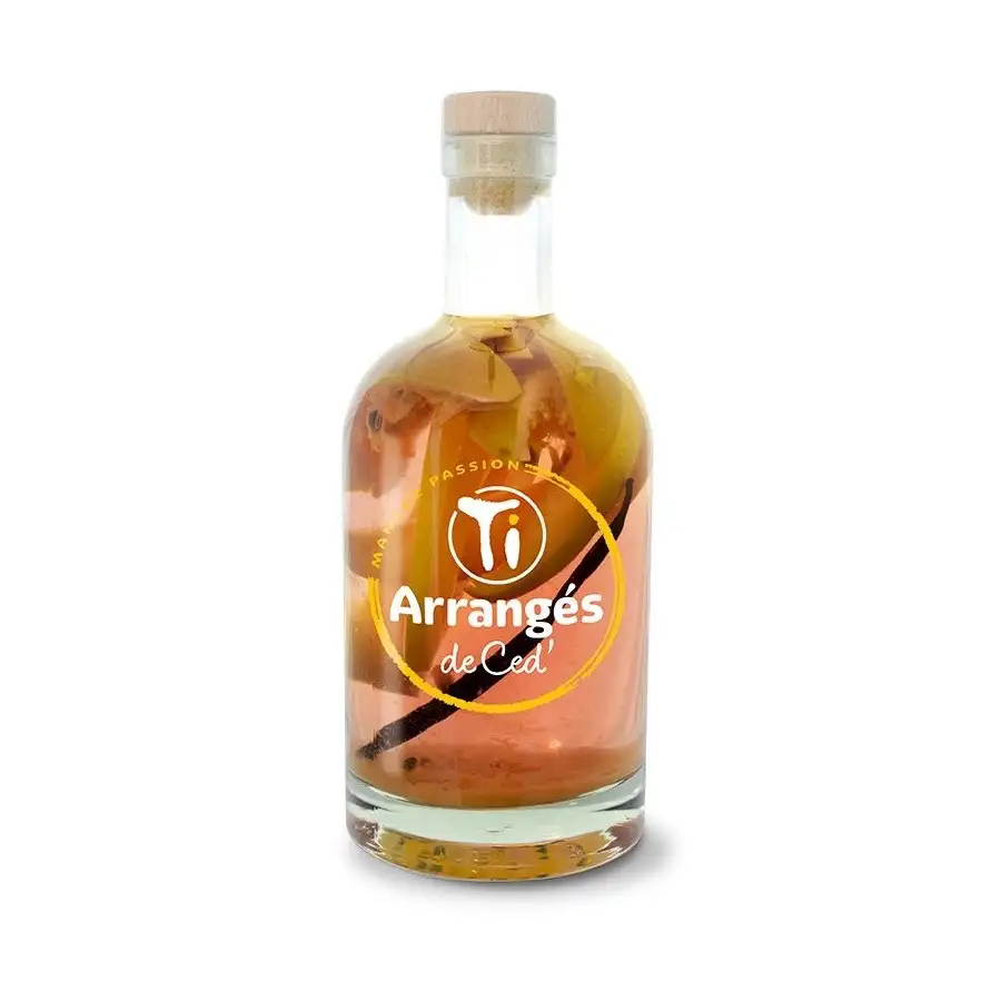 Bottle of Ti Arrangés de Ced‘ Mangue passion Gallon de 4,5L Les Rhums de Ced