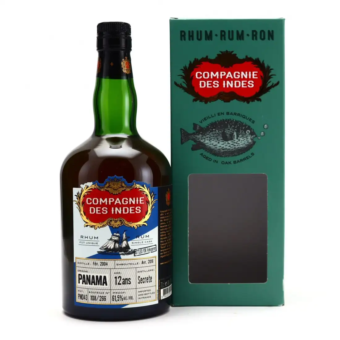 Bottle of CDI Secrete Panama (Bottled for Vinkyperen) 2004