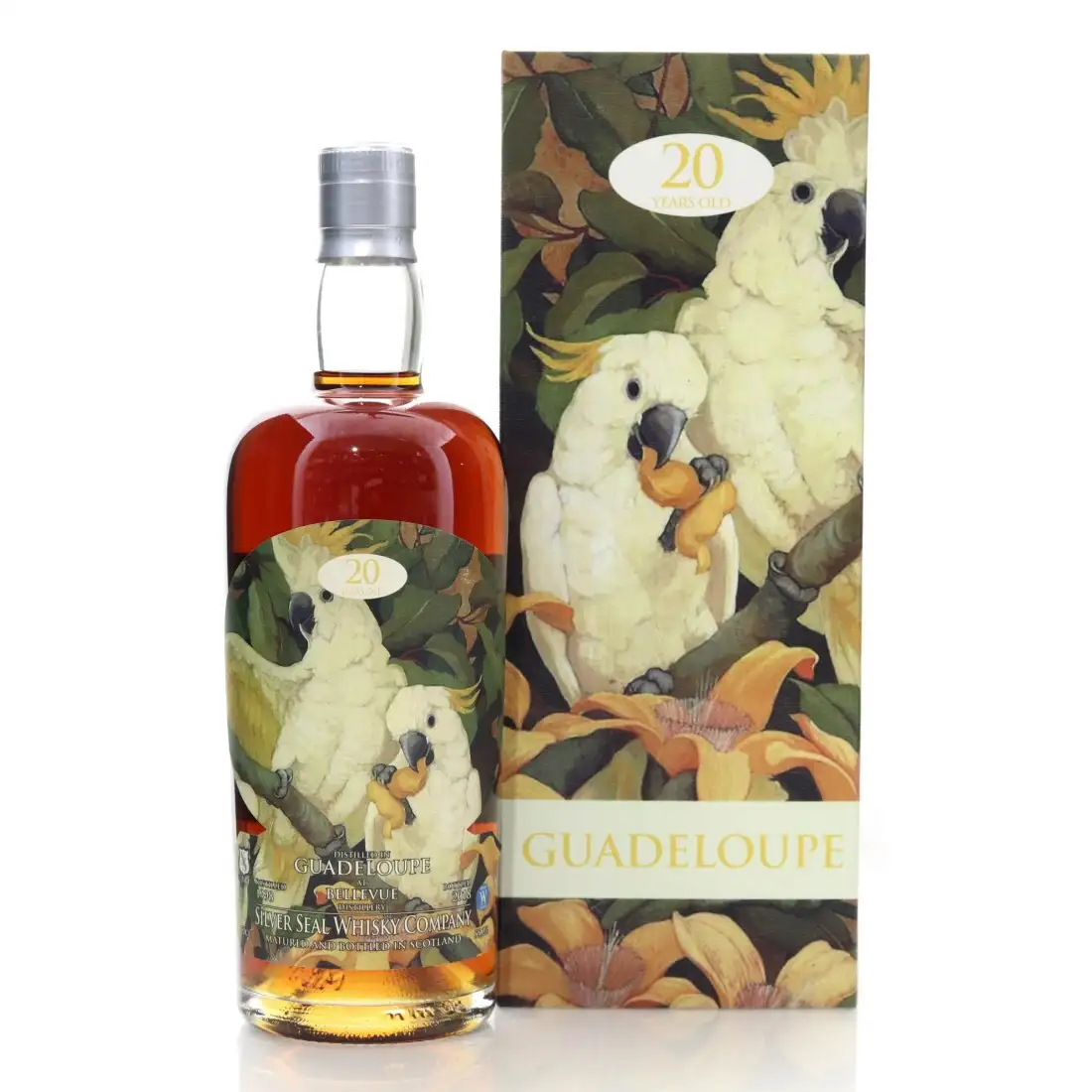 Bottle of Silver Seal Bellevue Guadeloupe 1998