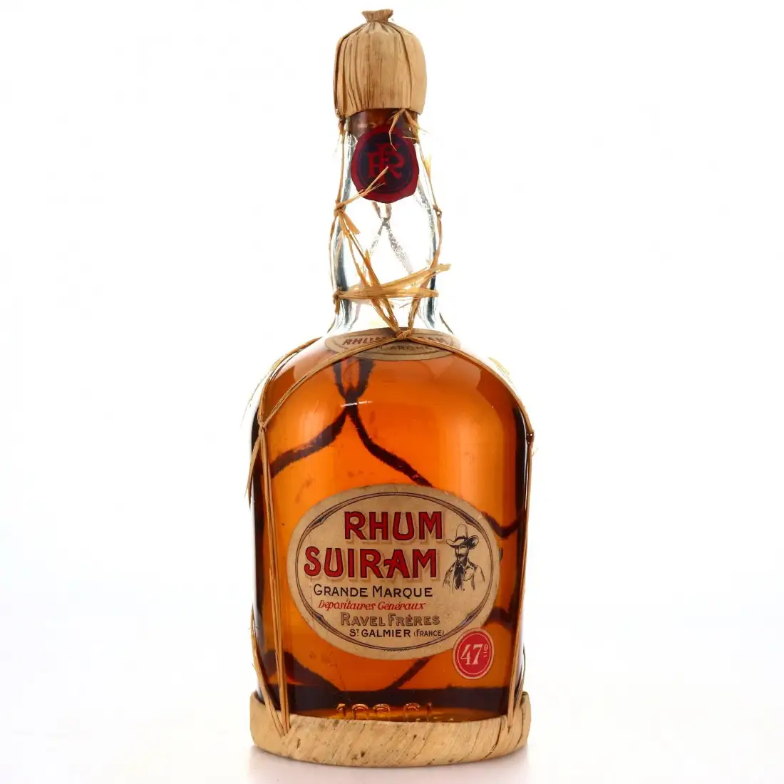 Bottle of Ravel Freres Rhum Suiram Grande Marque