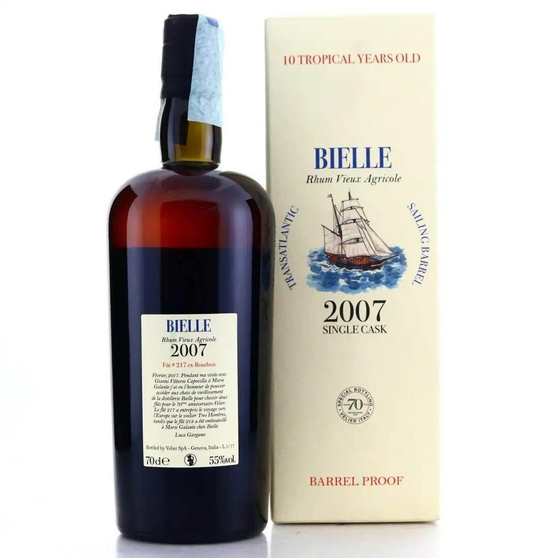 Image haute résolution de Velier Bielle Single Cask 2007