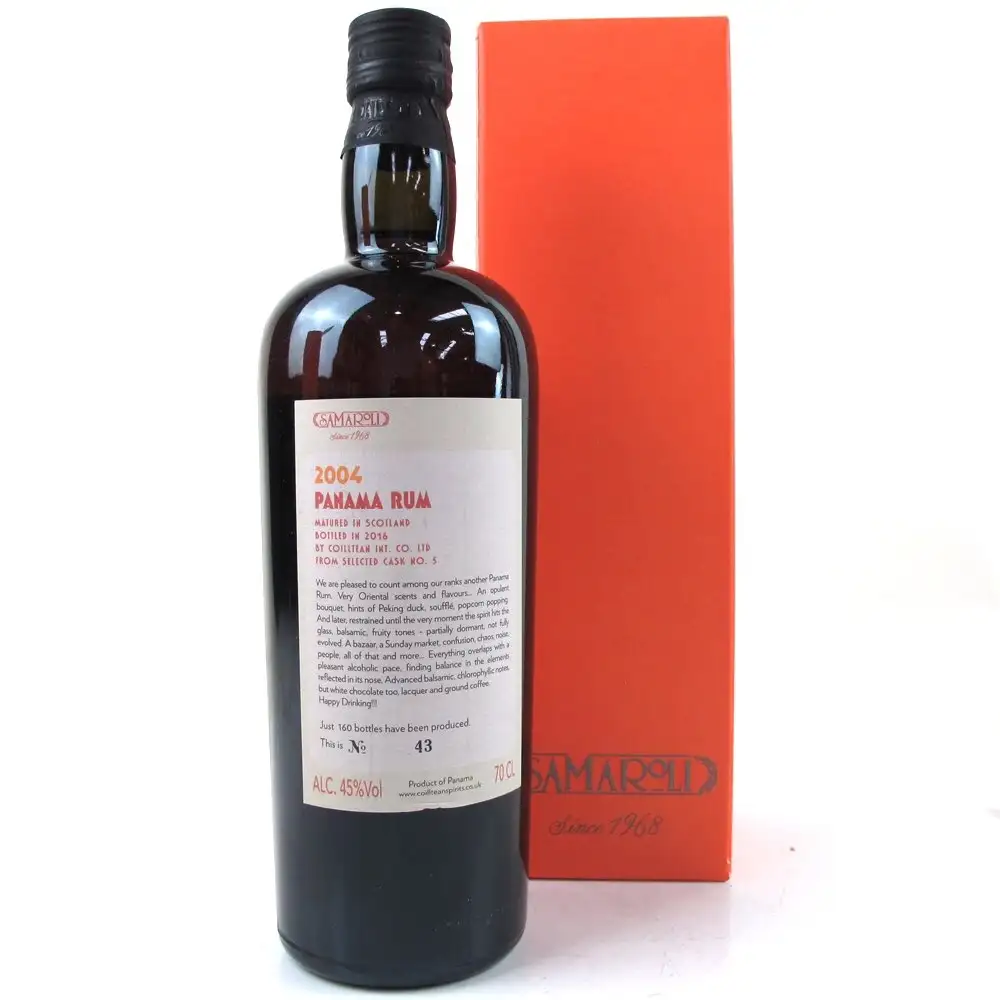 High resolution image of Samaroli Panama Rum 2004