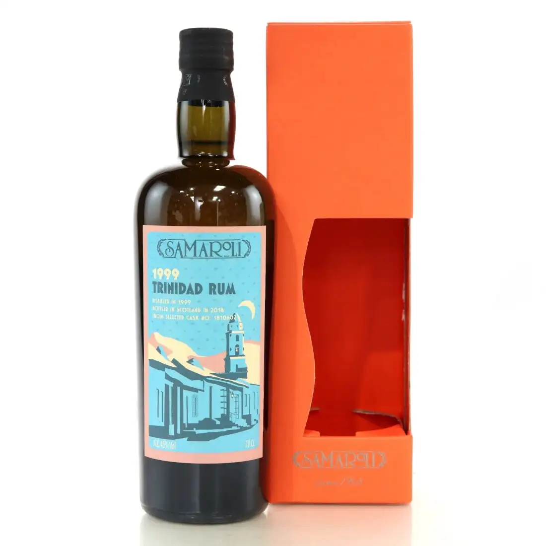 Bottle of Samaroli Trinidad Rum 1999