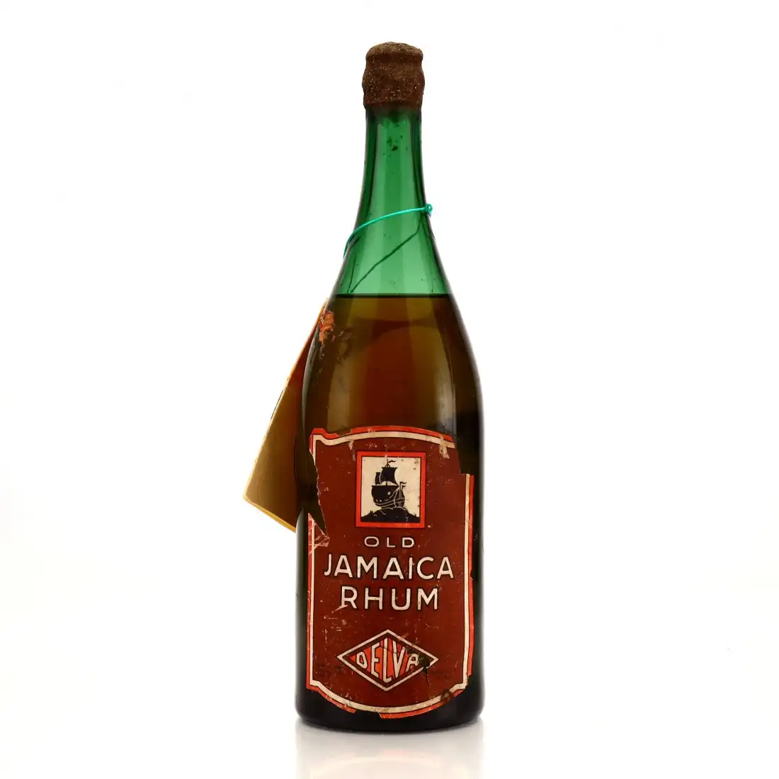 Bottle of Wüstenfuchs Old Jamaica Rhum Delva Rommel Schnaps