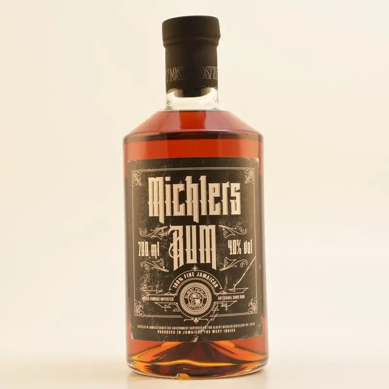 Bottle of Albert Michler Distillery Michlers Rum Jamaica Dark