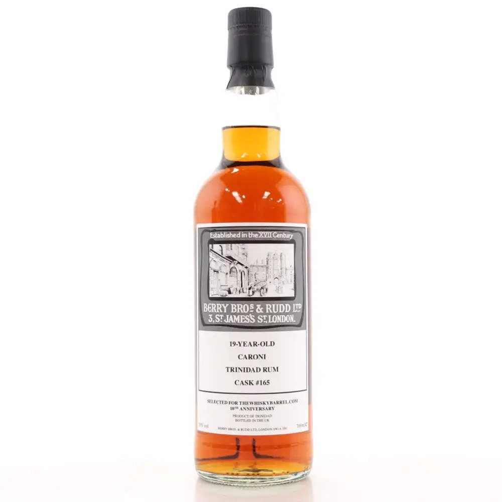 Bottle of Berry Bros & Rudd Caroni Whisky Barrel 10th Anniversary 1997