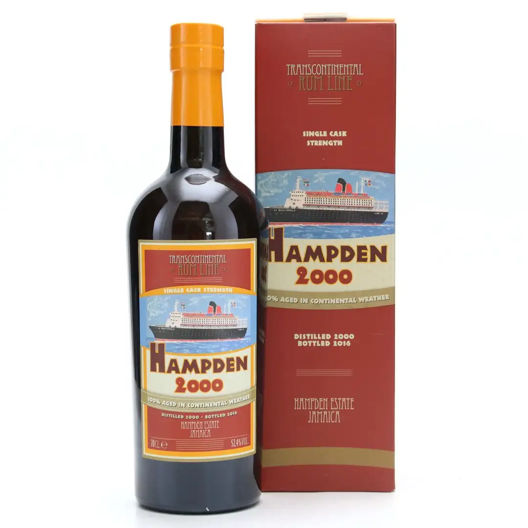 Bottle of TCRL Hampden Jamaica LROK 2000