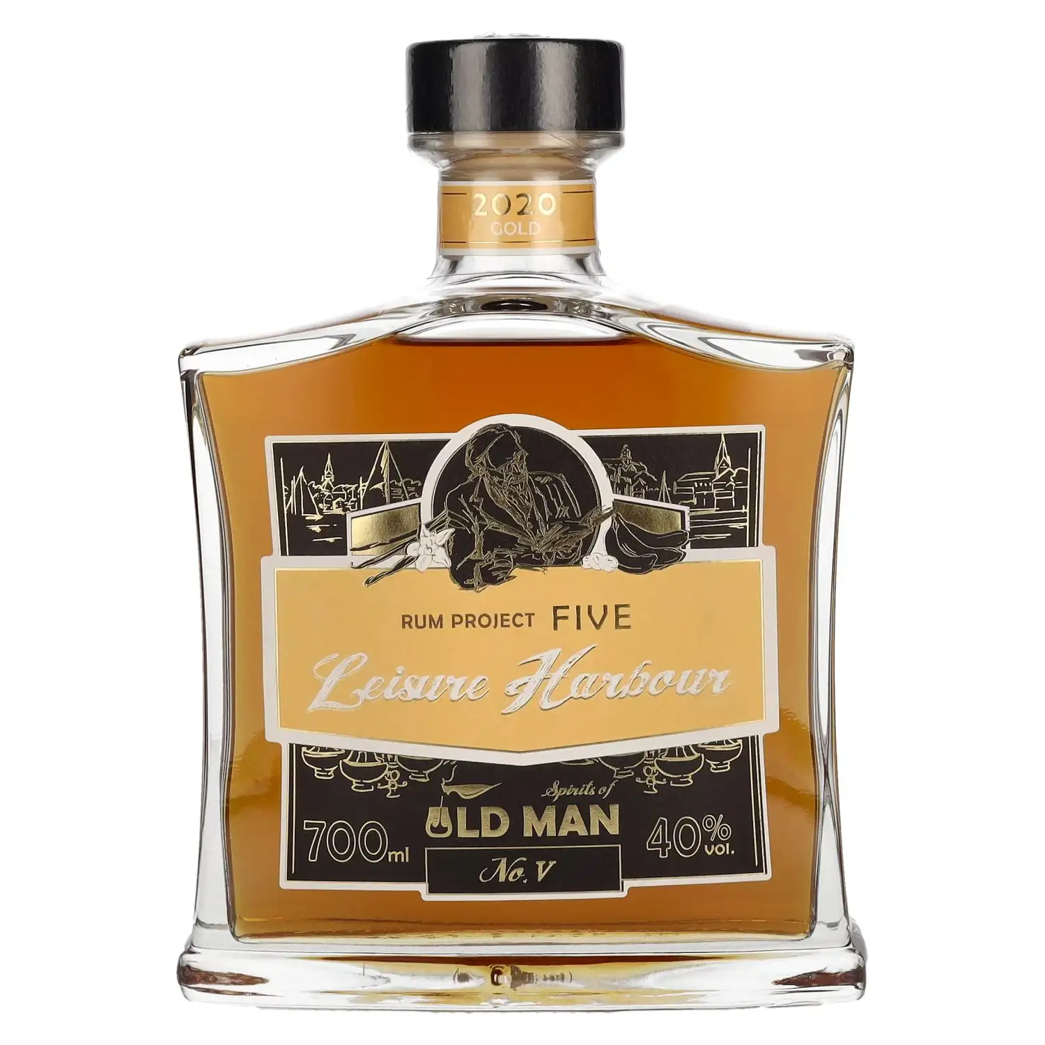 Bottle of Spirits of Old Man Rum Project Five Leisure Harbour